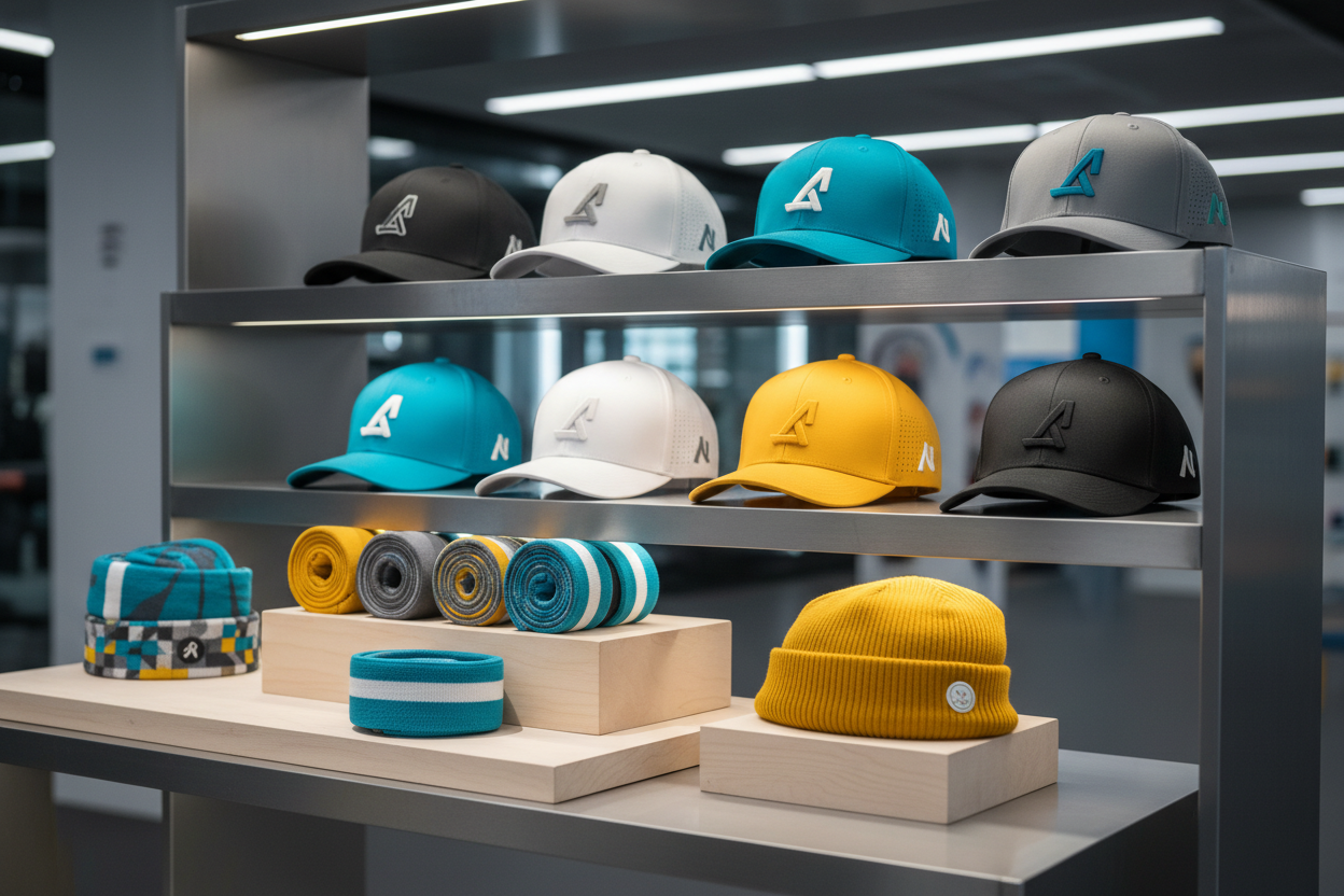 Beanies, Mützen, Caps mit Vereinslogo Sticklogo