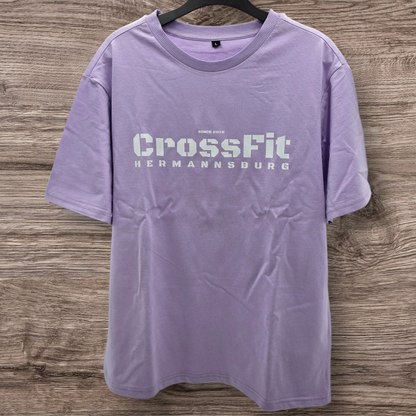 "Wolf" Unisex Oversize Tee Lilac