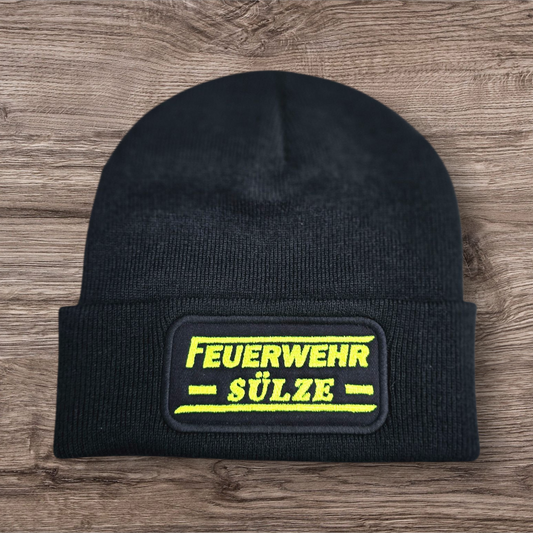 Unisex-Beanie mit Sticklogo "Feuerwehr Sülze"