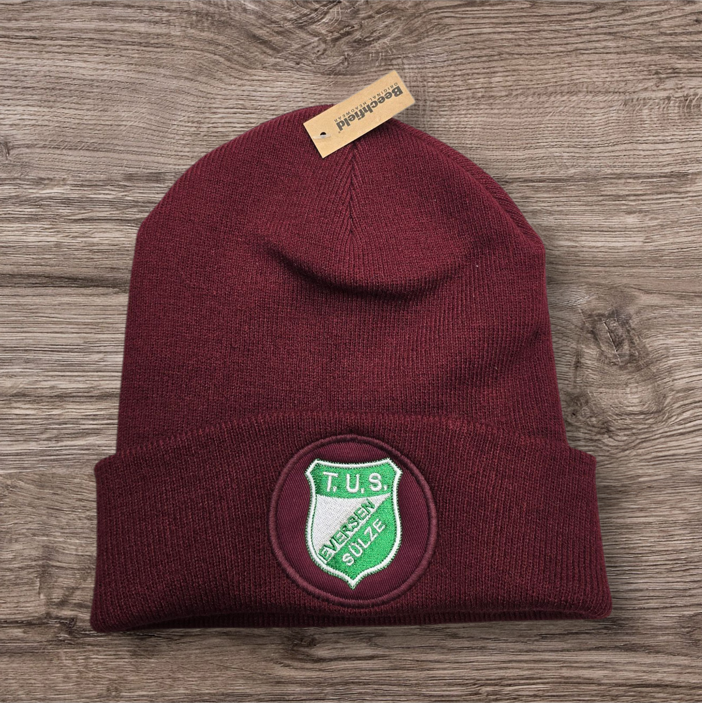 Unisex-Beanie mit Sticklogo "TUS Eversen/Sülze"