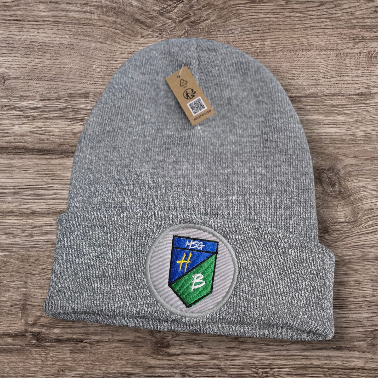 Unisex-Beanie mit Sticklogo "MSG Hermannsburg/Bergen III